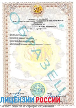 Образец сертификата соответствия (приложение) Кызыл Сертификат ISO 14001